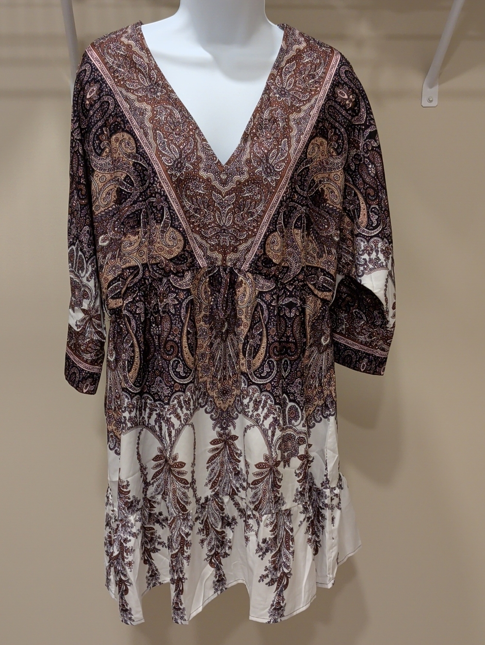 Miss Sparkling NWOT XL Paisley Dress